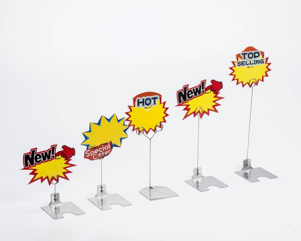 מעמד נירוסטה 70 מ"מ + טבעת לנייר